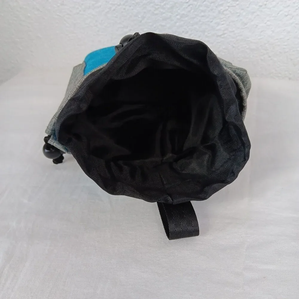 Lovoyager Pet Treat Pouch Bag Animal Training Aide Teal Grey Belt Clip On